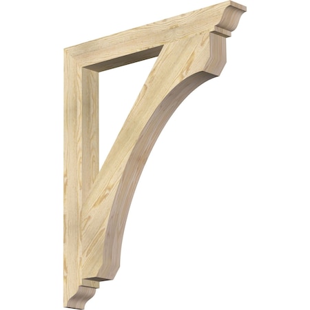 Ekena Millwork Legacy Traditional Rough Sawn Bracket, Douglas Fir, 4"W x 34"D x 42"H BKT04X34X42LEC01RDF